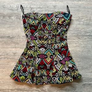 Colorful Padded tube top